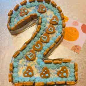 Number Shape Cake
