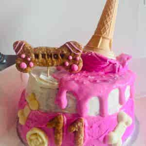 The Ice Cream Splat Drip Cake