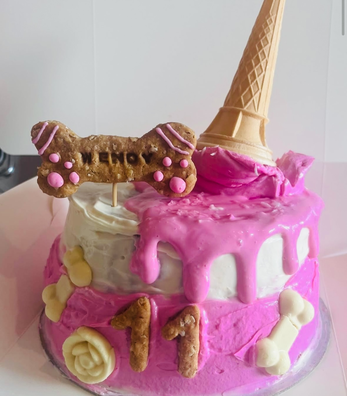 The Ice Cream Splat Drip Cake