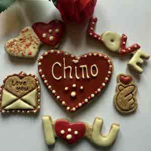 Heart personalised set